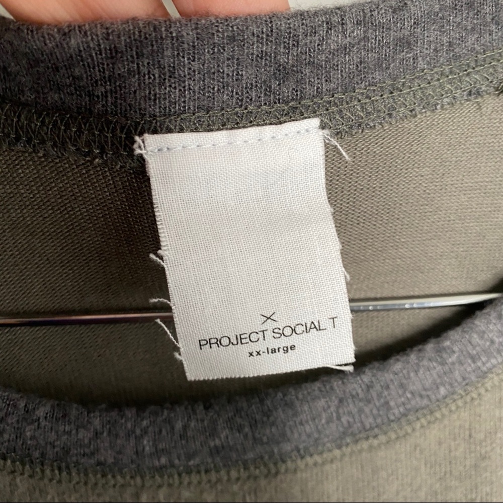 Project social T chelsea raglan sleeve sweatshirt - Picture 7 of 10